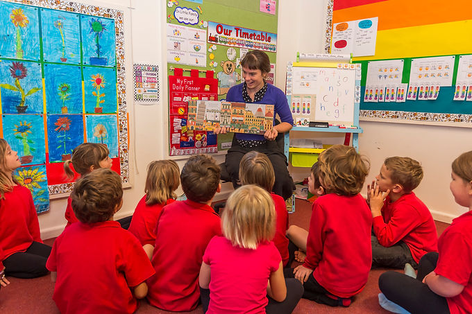 Vistara Primary School Students Learning