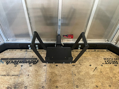 Eclosed Trailer with winch plate