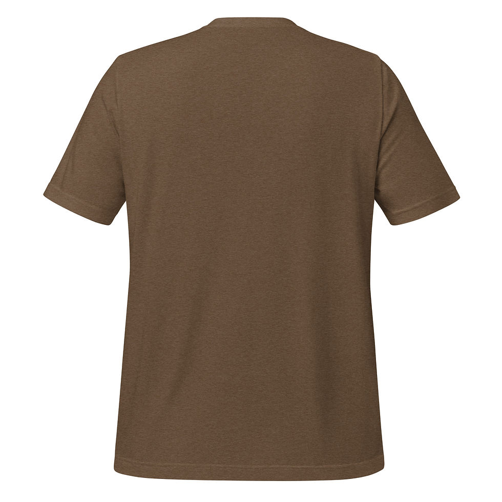 Thumbnail: Printed Unisex t-shirt - offwhite on brown USFS
