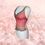 Thumbnail: Handmade ombré knit distressed ruched top in sh10 rosehip.