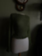 Thumbnail: Sequin knit jumper in sage.