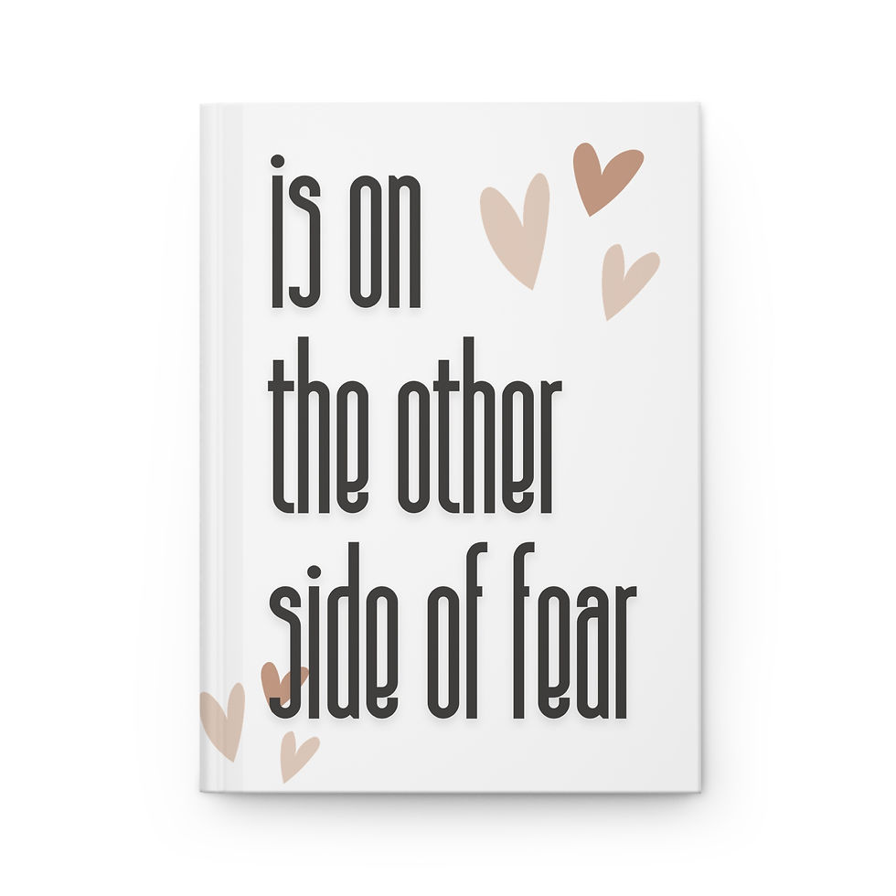 Thumbnail: On the Other Side of Fear - Hardcover Journal Matte 