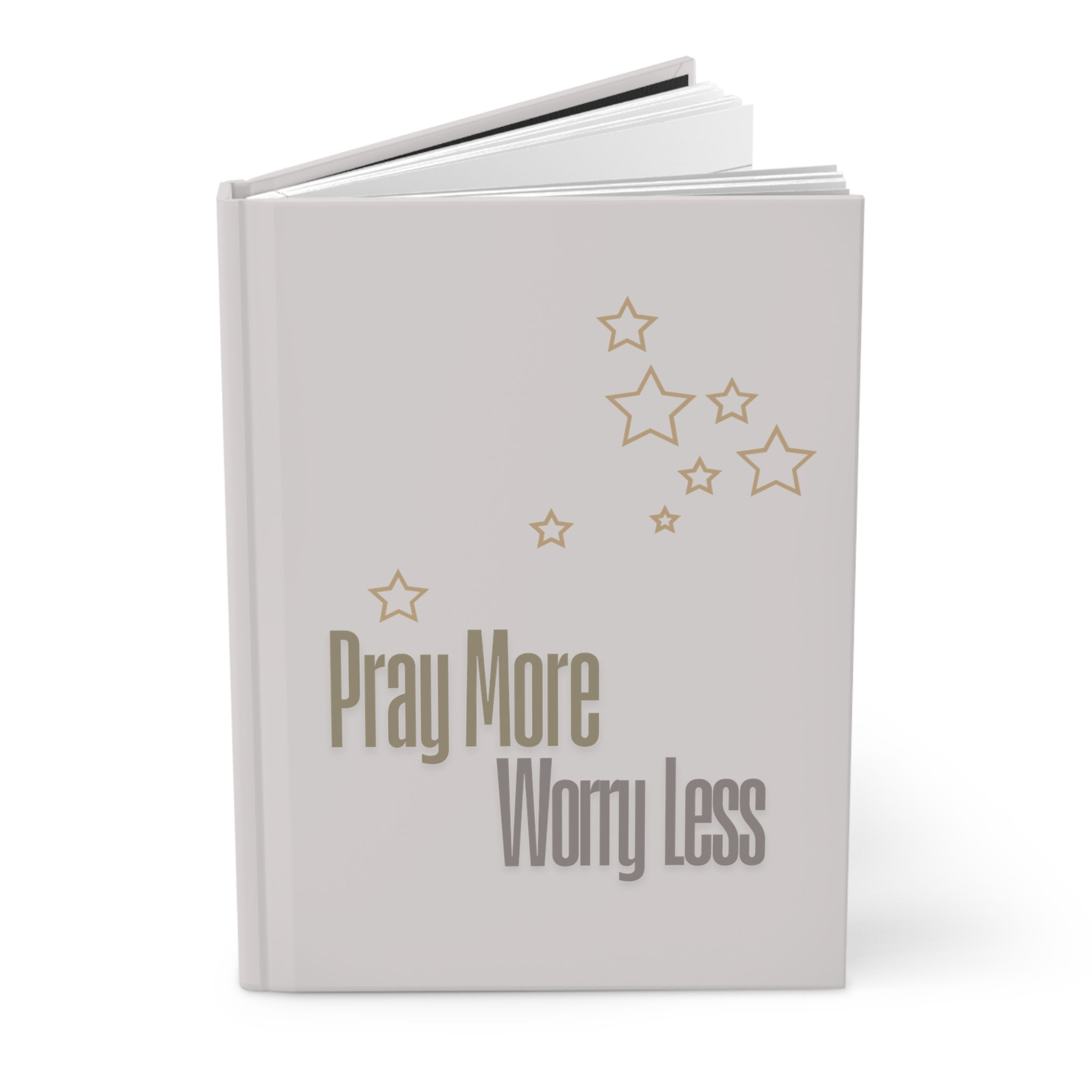 Pray More Worry Less - Hardcover Journal Matte 