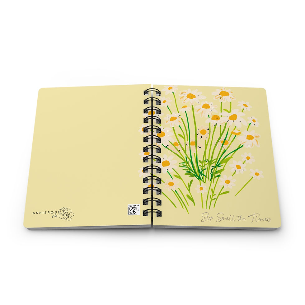 Thumbnail: Stop Smell the Flowers - Notes- Spiral Bound Journal
