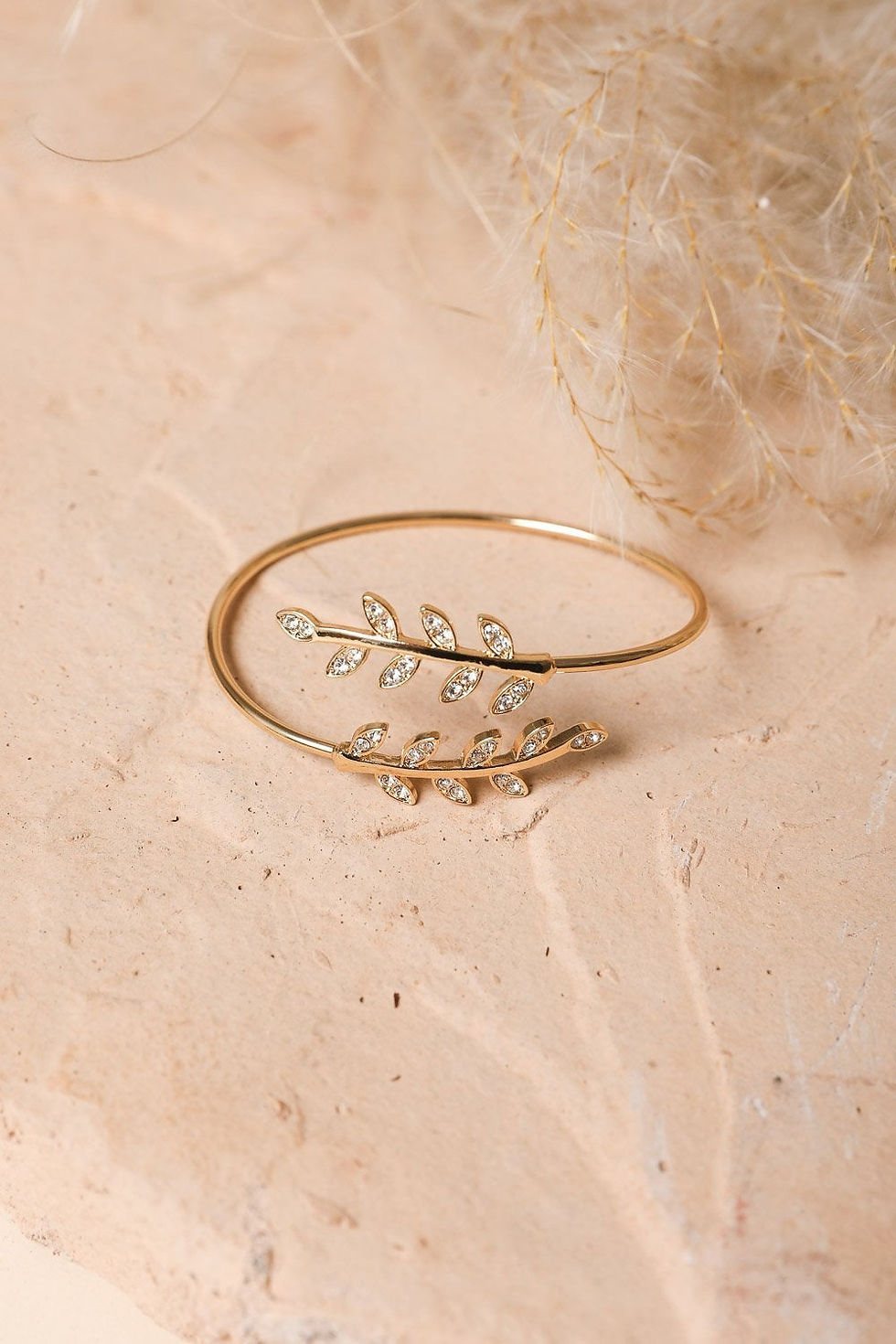 Thumbnail: Olive Branch Minimal Bracelet