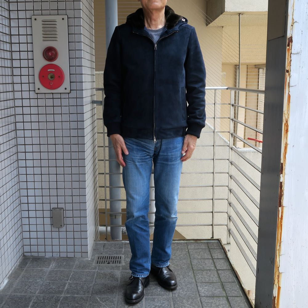 MB18 トナカイ革のパーカー