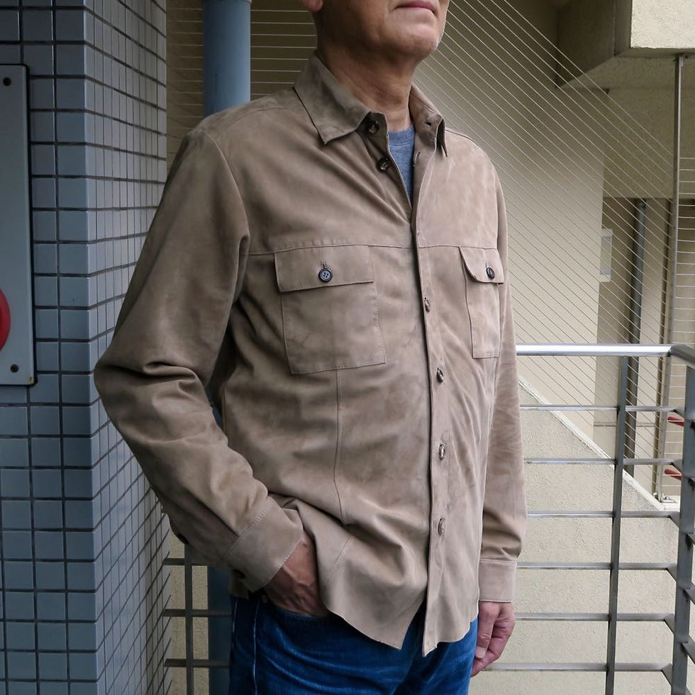 サムネイル： MB07 革製シャツ（ブラウス）