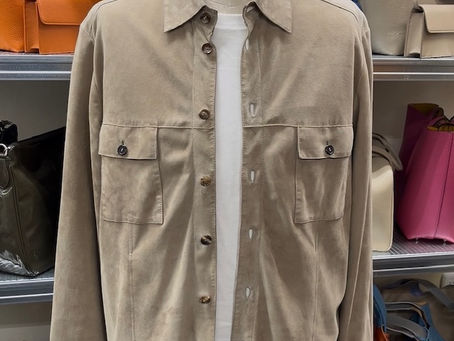 「MB07 革製シャツ」