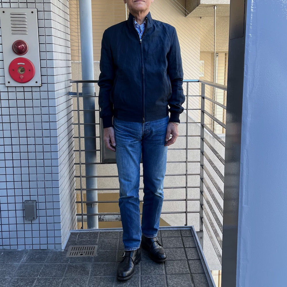 MB24 Waterproof linen blouson