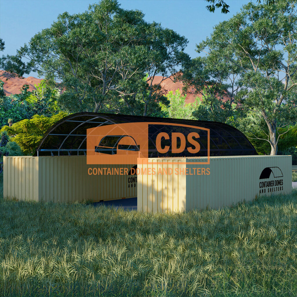 26ftx40ft (8mx12m) GP/HQ Engineer Designed Container Dome