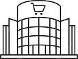 pngtree-shopping-centre-linear-icon-draw