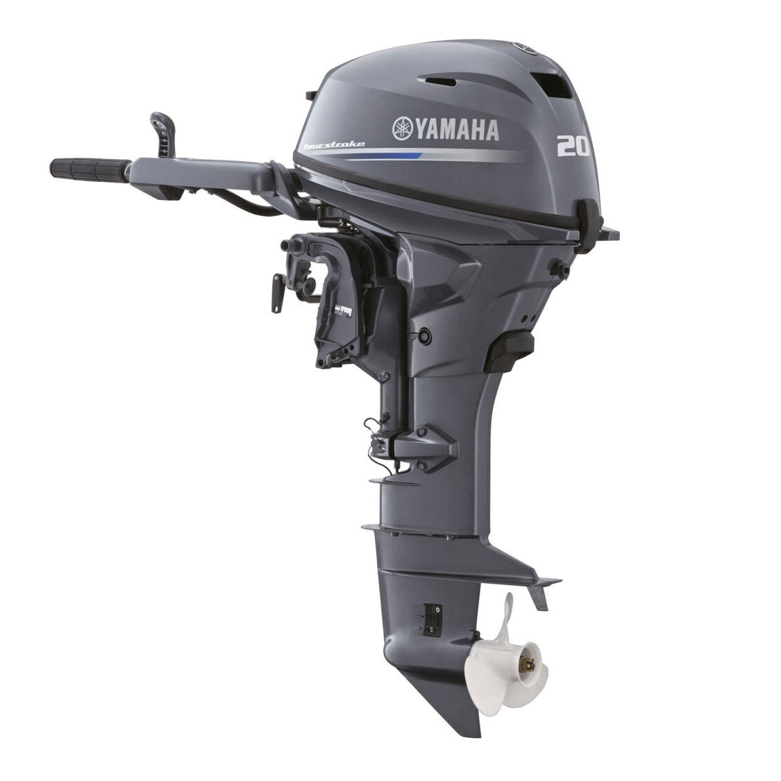 Motor Fora de Borda Yamaha 20HP com Power Trim/Tilt