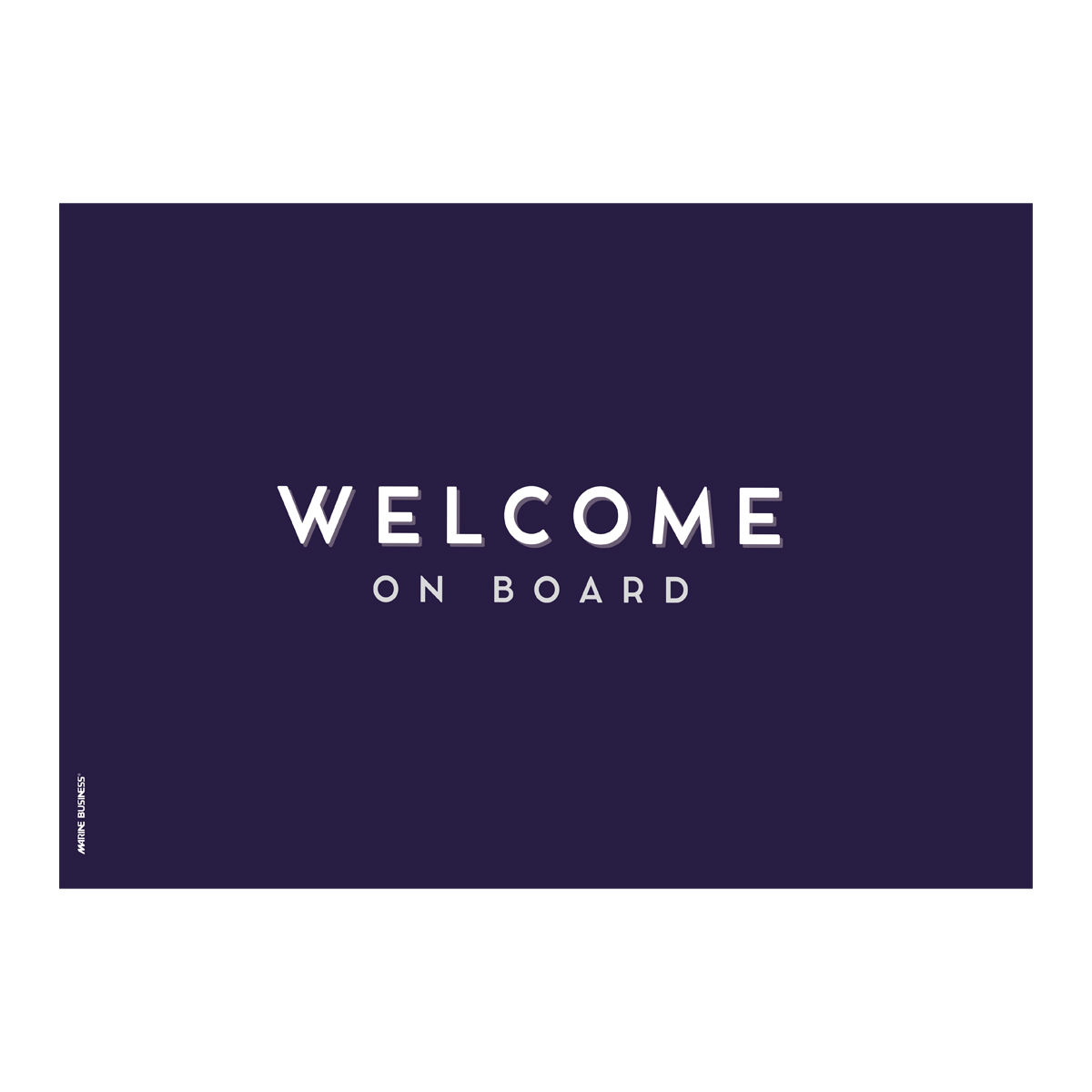 Tapete Náutico Antimicrobiano - Welcome (variante 3)