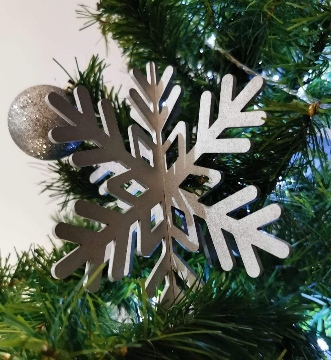 Set de 4 copos 3D chicos para árbol navideño