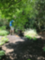 hudson landscaping bird bath install