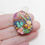 Thumbnail: Summer Flower Garden Lampwork Glass Focal Bead