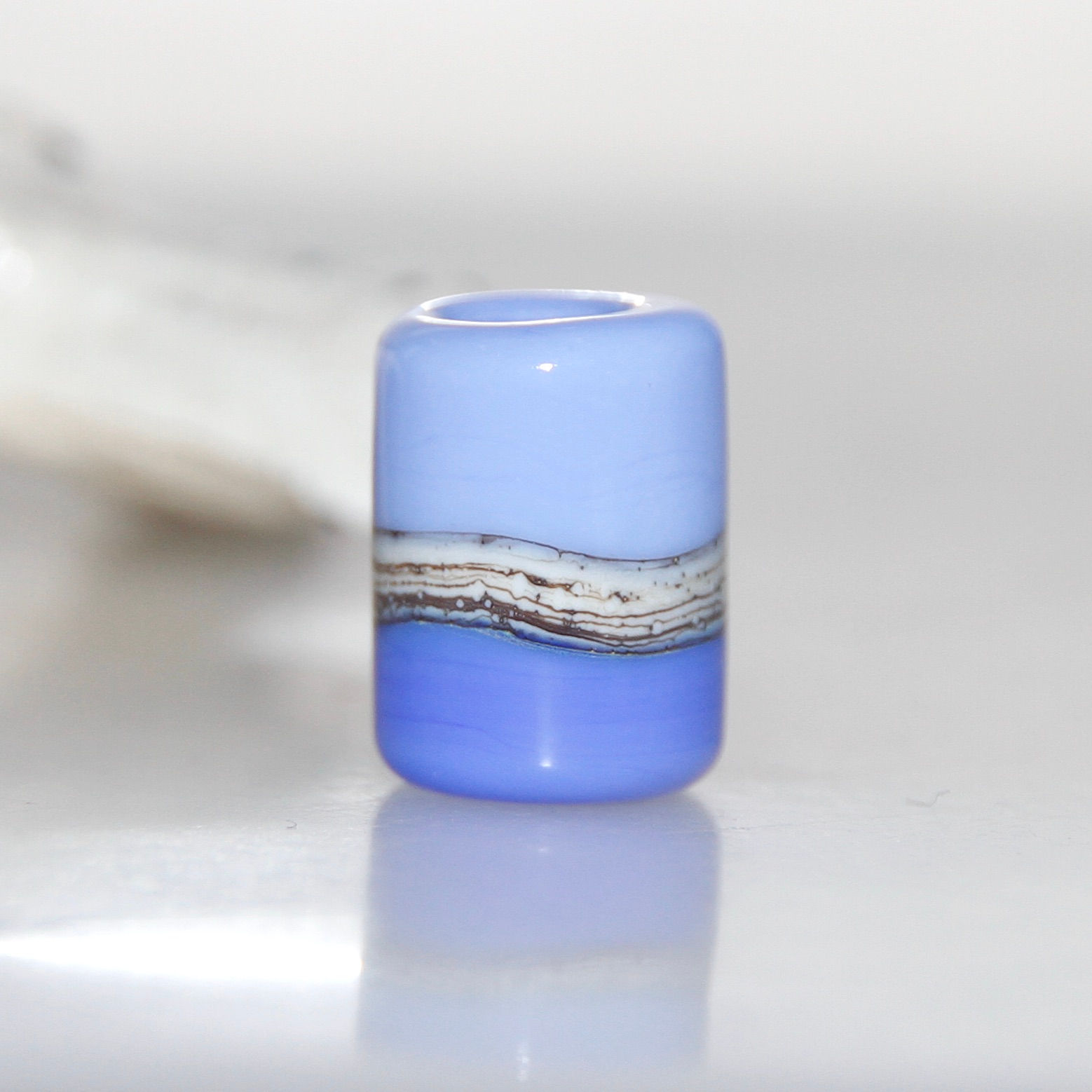 blue dread bead