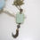 Thumbnail: Sage Green Ceramic Tassel Necklace