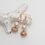Thumbnail: Pink Gold Dust and Pearl Earrings
