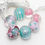 Thumbnail: Pretty Pink and Turquoise Lampwork Glass Bead Set