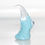 Thumbnail: Eddie the Elegant Aqua Glass Figurine
