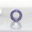 Thumbnail: Purple Pink and Turquoise Patterned Glass Dreadlock Bead 7mm Hole