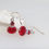 Thumbnail: Red Little Bling Earrings