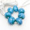 Thumbnail: Mottled Blues Lampwork Glass Bead Set