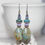 Thumbnail: Multicolored Czech Glass Picasso Coat Earrings