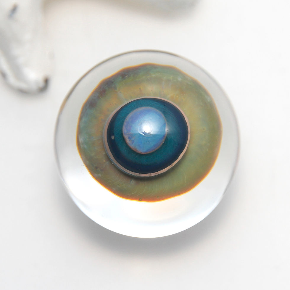Thumbnail: Glowy Pastel Flower Implosion Marble