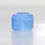 Thumbnail: Whispy Bright Blue Translucent Glass Dreadlock Bead 8.5mm Hole