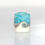 Thumbnail: Water Blue Beach Wave Small Glass Dreadlock Bead 5.5mm Hole