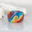 Thumbnail: Rainbow Swirl Dread Bead 9mm Hole