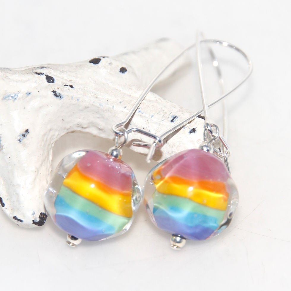 rainbow earrings