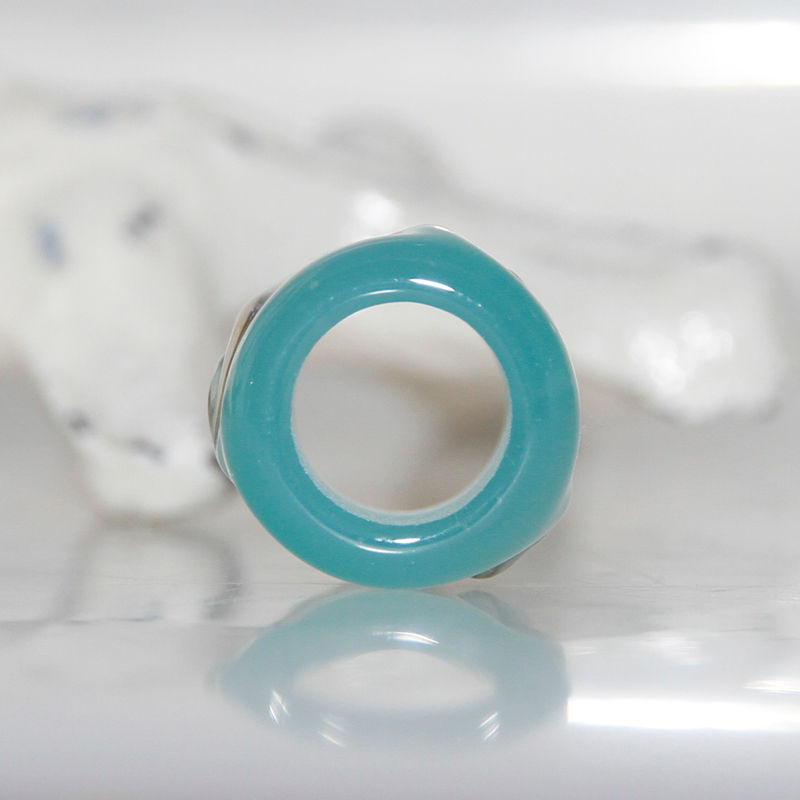 Thumbnail: Seafoam Beach Dread Bead 9mm Hole