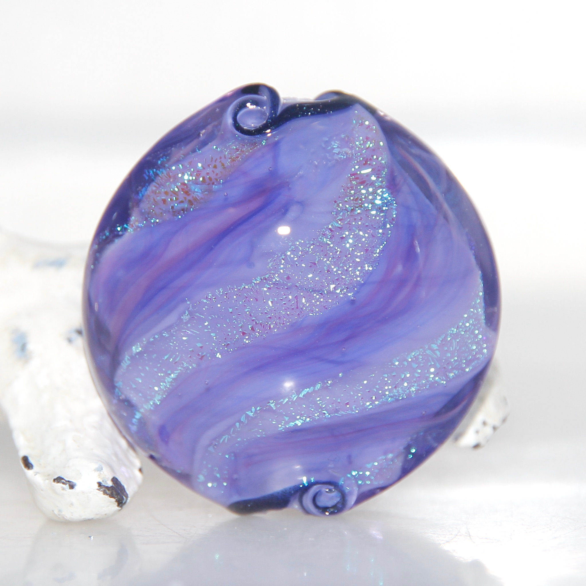 purple lampwork