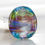 Thumbnail: Transparent Shimmer Rainbow Lampwork Glass Bead