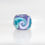 Thumbnail: Fantasy Swirl Glass Dreadlock Bead 5mm Hole