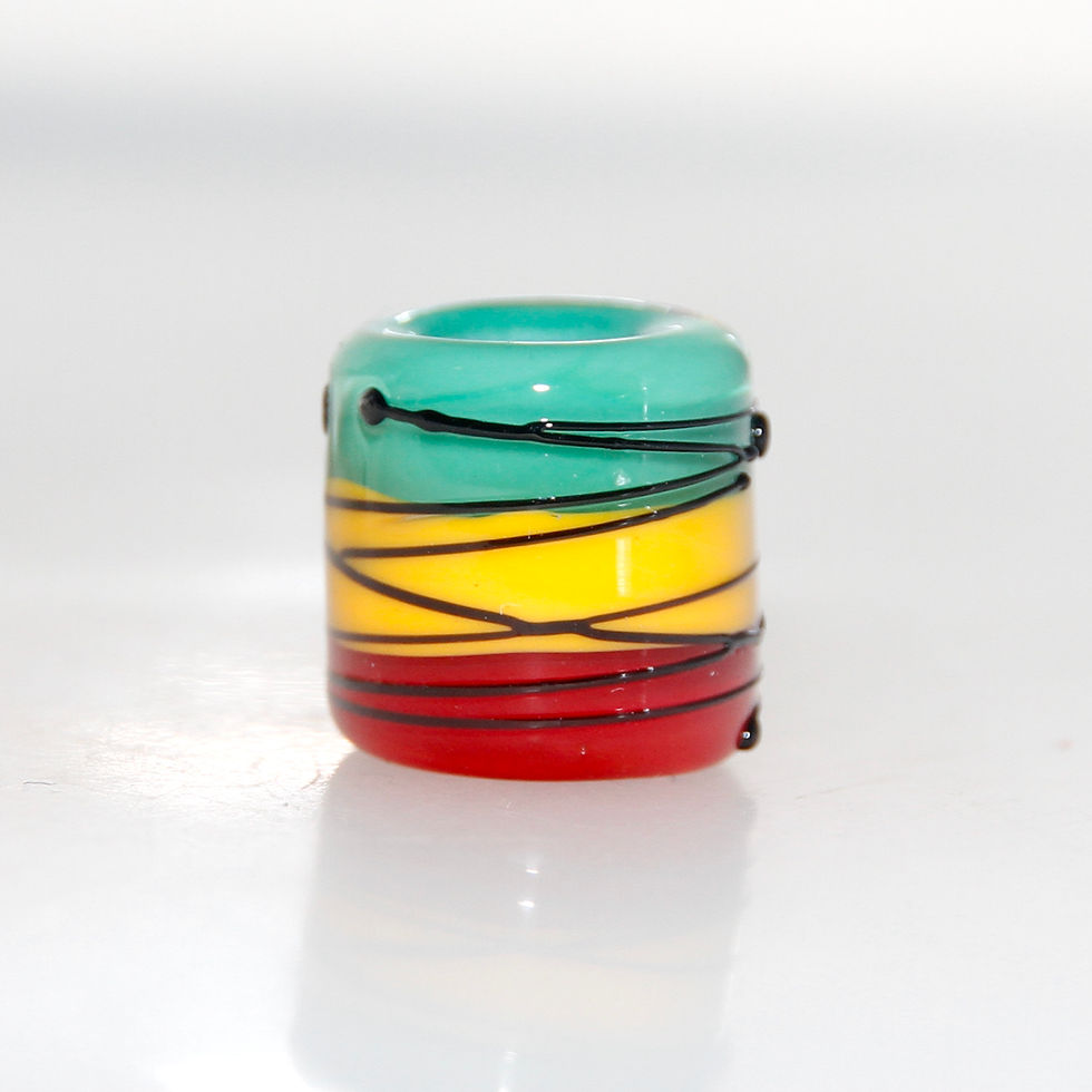 rasta dread bead