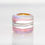 Thumbnail: Soft Amber Pink Beach Stripe Glass Dreadlock Bead 8mm Hole