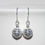 Thumbnail: Spiral Silver Stardust Earrings
