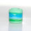 Thumbnail: Green and Blue Glass Dreadlock Bead 8.5mm Hole