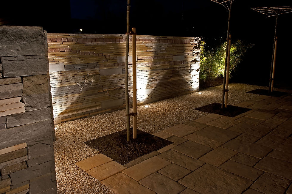 Gartengestaltung, Recyclingmauer