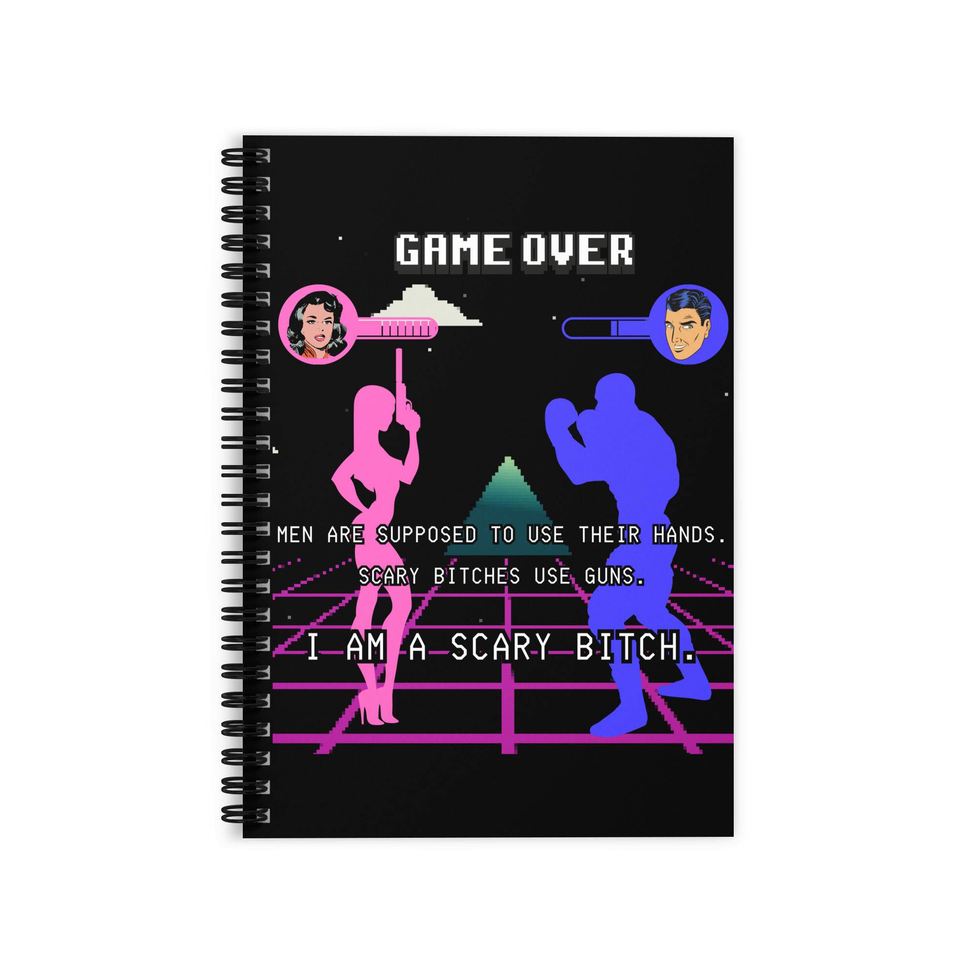 Game Over Spiral Notebook