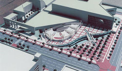Abravanel Hall Plaza enhancement (design proposal in collaboration with Mr. Joseph Voiehovich)