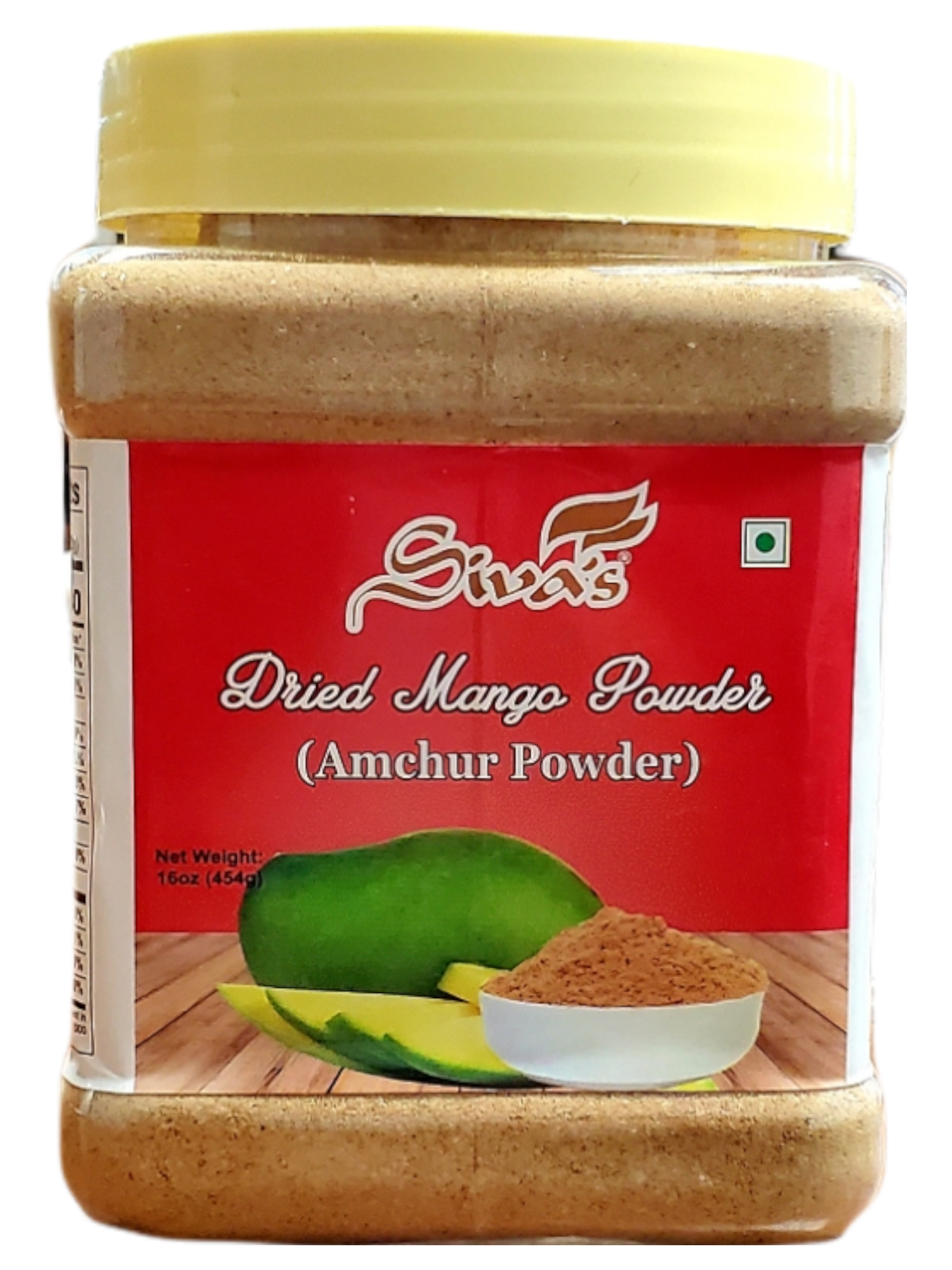 SIVA'S DRIED MANGO POWDER (AMCHUR) 16OZ