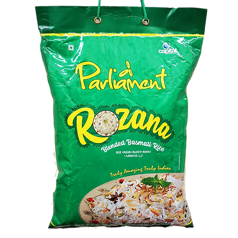 PARLIAMENT ROZANA BLENDED BASMATI RICE 8LB | Reshmi's Group Inc