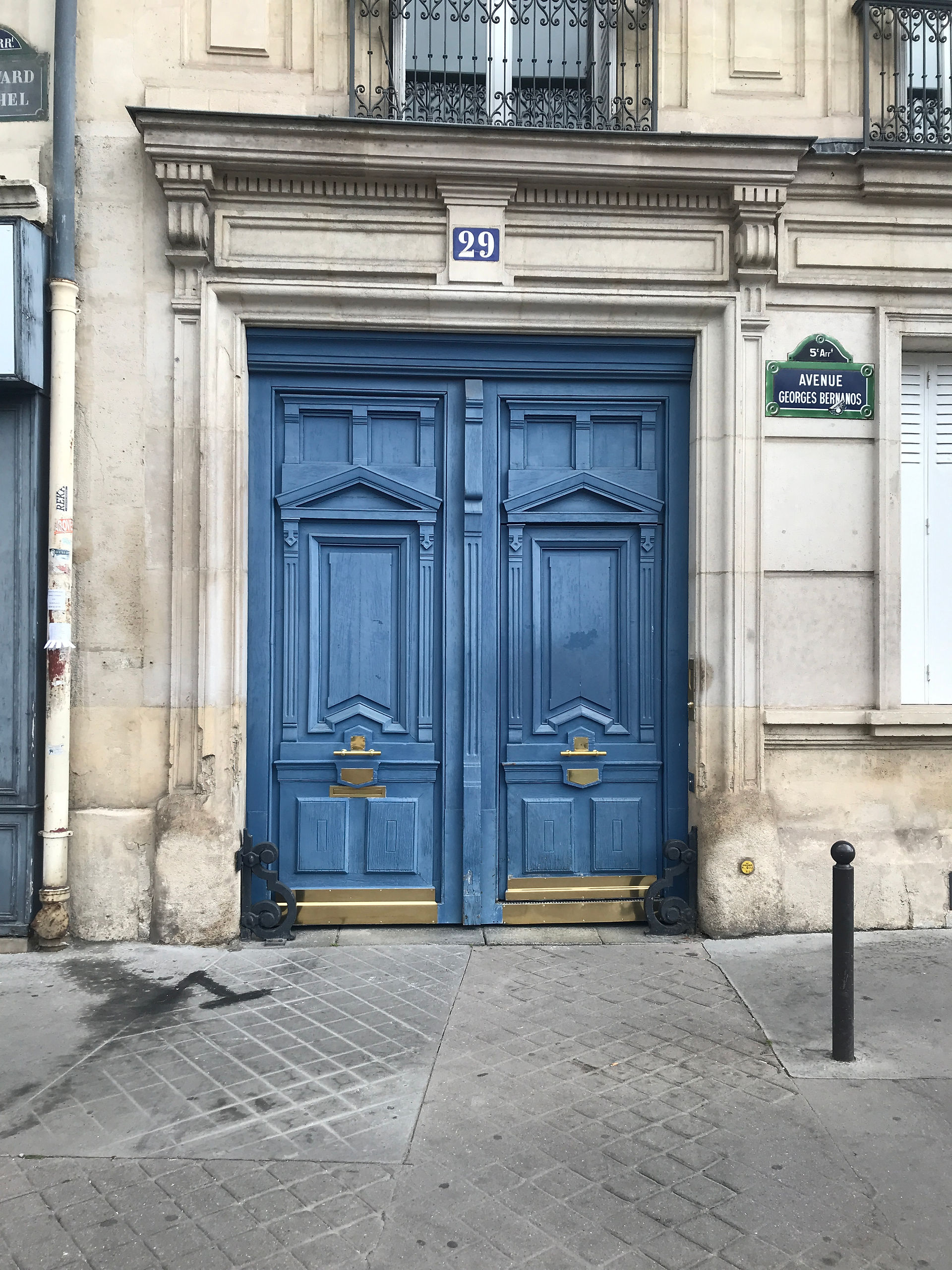 Blue Doors in Paris