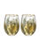 Thumbnail: Pair of Evergreen Stemless Champagne Flutes
