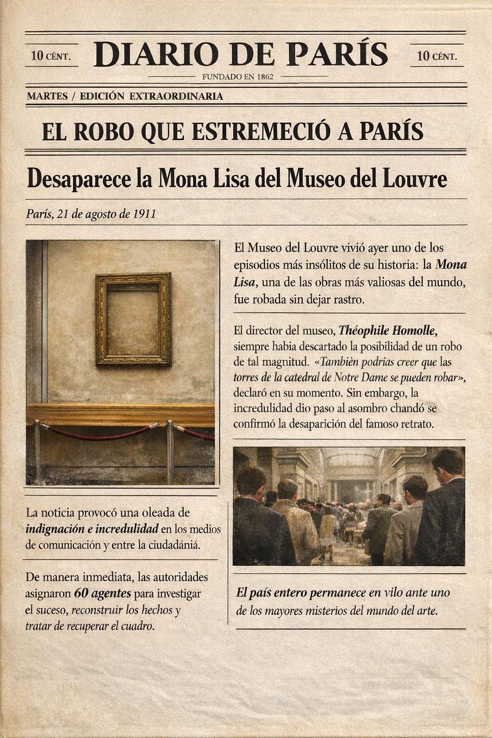 ¿Quién robó la Mona Lisa?